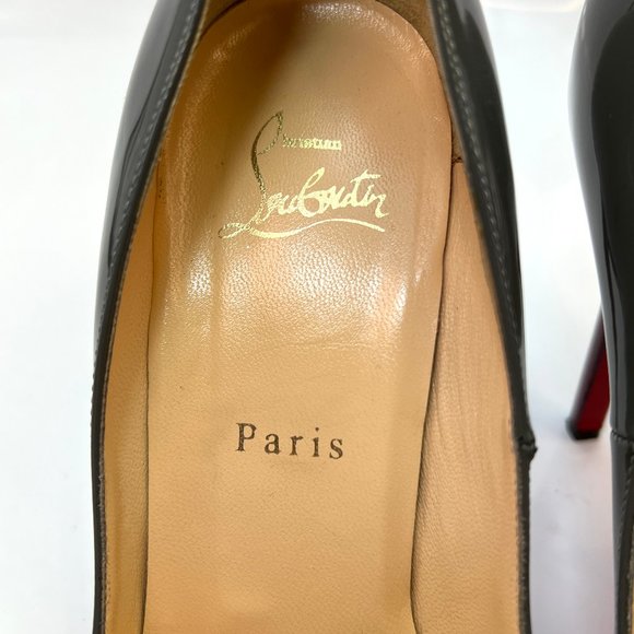 🌷❤️🔥FINAL SALE 🔥 NO OFFERS🌷💥Christian Louboutin Pigalle Plato 120 37.5 - Picture 4 of 7